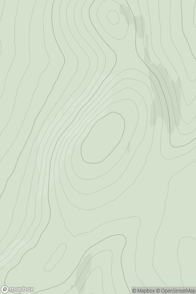 Thumbnail image for Meallan Liath Mor [Altnaharra to Dornoch] [NC881136] showing contour plot for surrounding peak
